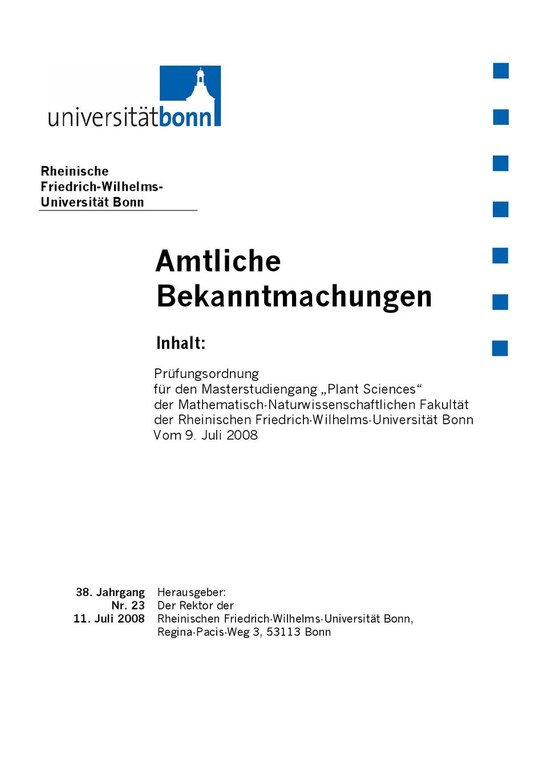 Prüfungsordnung