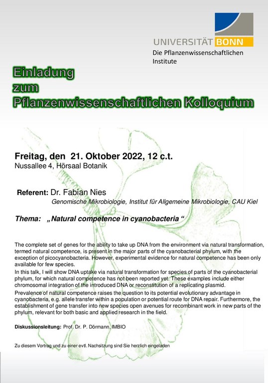 Einladung Nies